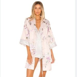 Flora Nikrooz Pink Floral Robe Size M/L